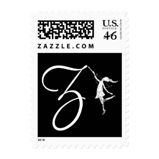 Art Fairy Initial: Z Postage Stamps