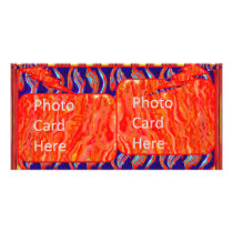 Art  Flames PhotoCard Customized Photo Card