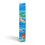 Art Folder: Boats on the river 3 Ring Binder