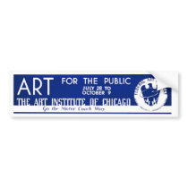 Art for the Public  - WPA Poster - bumper stickers