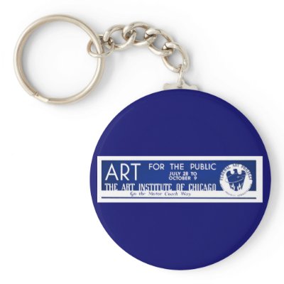 Art for the Public  - WPA Poster - Keychains by wpa_prints