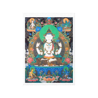 ART FROM TIBET CHENREZIG CANVAS PRINT
