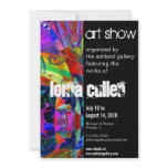 art gallery invitation - candies