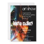 art gallery invitation - flow