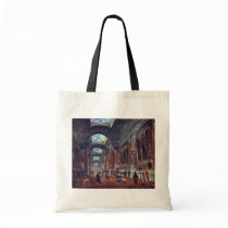 Art Gallery Of The Louvre Detail By Robert Hubert Tote Bag