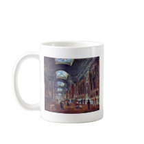 Art Gallery Of The Louvre Detail By Robert Hubert Mugs