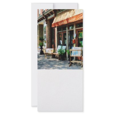 Art Gallery Personalized Rack Card by SusanSavad
