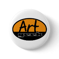 art geek buttons