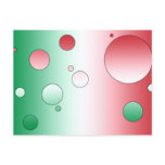 Art Gifts for Italians: Flag Colors of Italy Postcard