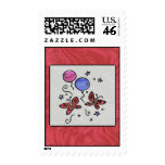 Art Glass Butterflies Postage