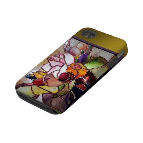 Art Glass Luxury Flower Tough Cover casemate_case