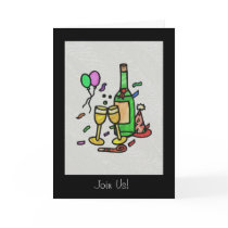 Art Glass Party Card