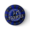 Art Happens Color Splash Blue buttons