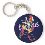 Art Happens: Paint Splashes Key Chain