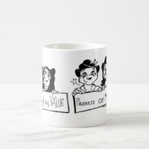 Art Has Value, Products Cost Money mugs