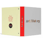 Art History Binder