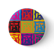 Art History Pop Art buttons by sciencewillprevail Art History Pop Art buttons