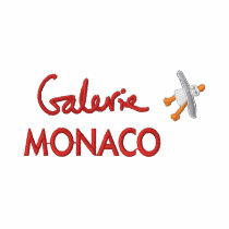 Art Hoodie: Galerie Monaco Zip Hoodie embroidered shirts