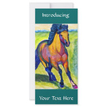 Art Horse Full Color Rack Card