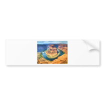 art-Horseshoe_Bend_Colorado_River Bumper Sticker