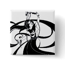 Art Illustration by Aubrey Beardsley buttons