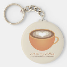 Art in My Coffee keychain