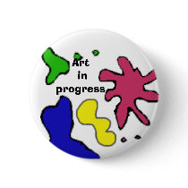 , Art in progress button