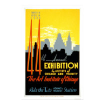 Art Institute Chicago 1940 WPA posters