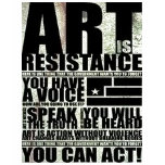 Art is a Resistance t-shirts