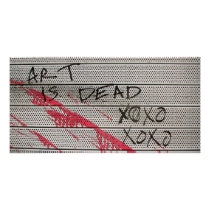 Art Is Dead Photo Card Template