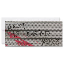 Art Is Dead Rack Card Template