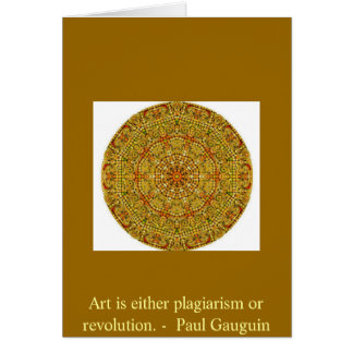 Art Is Not Plagiarism Or Revolution