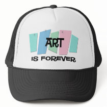 Art Is Forever hats by sciencewillprevail Art Is Forever hats