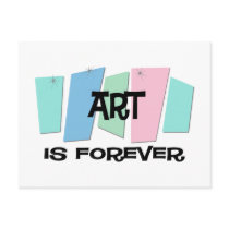 Art Is Forever postcards by sciencewillprevail Art Is Forever postcards