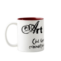 "Art is life" mugs