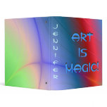 Art is Magic Personalized Artist Portfolio Binder