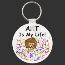 Art Is My Life Keychain