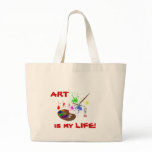 Art is my Life!-Painters Tote Bags