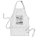 ART is my religion -Apron aprons