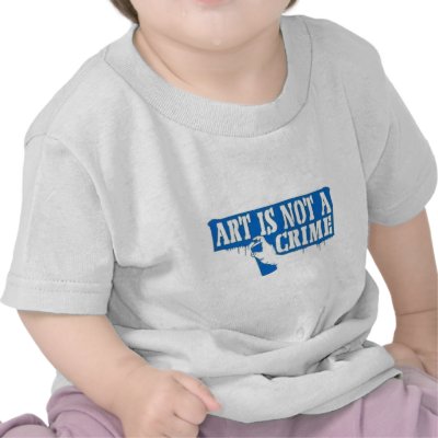Art is Not a Crime T-shirt by graphicstees