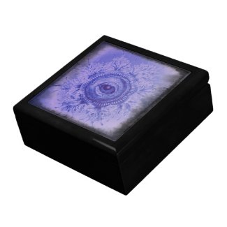 Art Jewelry Gift Box Cosmic Protozoon Eye Lavender