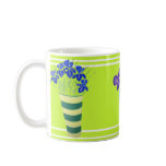 Art Mug: Gardeners' Lime Flower. Lots of Pots