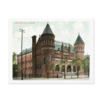Art Museum, Detroit, 1907 Vintage Post Card