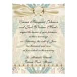 art nouveau abstract elegant pastel pattern invite