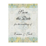 art nouveau abstract ornate pattern postcards