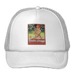 Art Nouveau Advertisement -- Fleurs de Mousse Hat