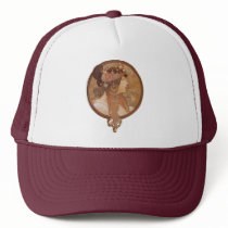 Art Nouveau - Alphonse Mucha Byzantine Head hats