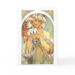 Art Nouveau - Alphonse Mucha "Flower" cards