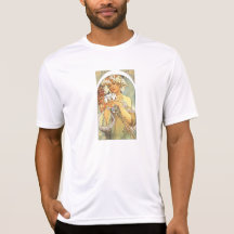 Art Nouveau - Alphonse Mucha "Flower" T Shirt