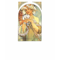 Art Nouveau - Alphonse Mucha "Flower" t-shirts by MyOtherPlanet Art Nouveau - Alphonse Mucha "Flower" t-shirts